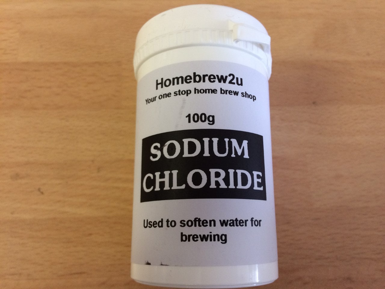 Homebrew2u Sodium Chloride 100grm Homebrew