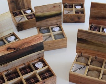 Watch Box | multiple sizes with engraving , lumberjack, rustic reclaimed wood, christmas for him, 5th anniversary gift for men, him