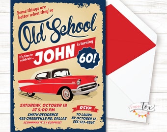 Antique Car Invitations 3