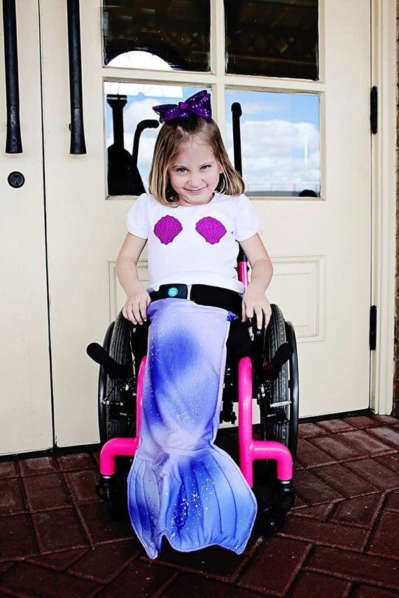 Empowerment wheelchair costume adaptive mermaid tail