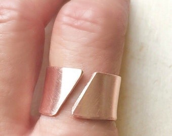 Wide copper ring, copper adjustable ring,copper ring, rings, arthritis ring, copper anniversary ring, copper jewelry,copper