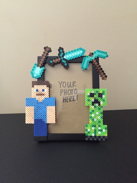 Minecraft Picture Frame by DanielleysBowtique on Etsy