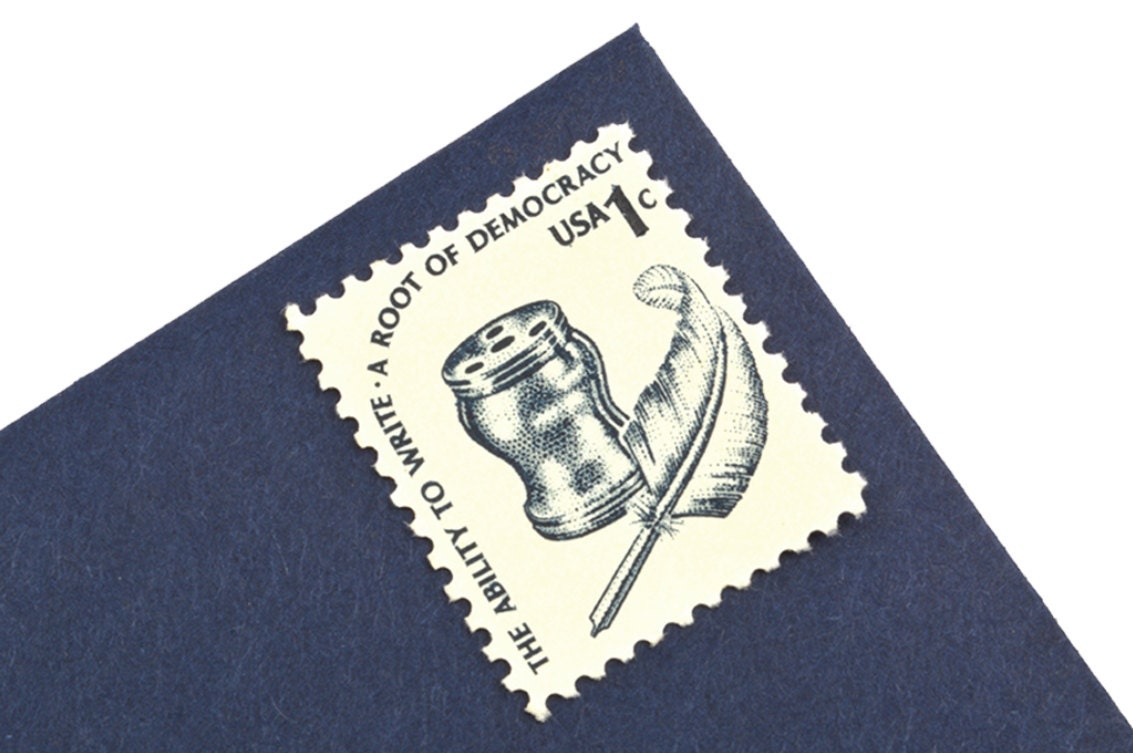 25 Inkwell & Quill 1c Postage Stamps 1c 1977 Unused