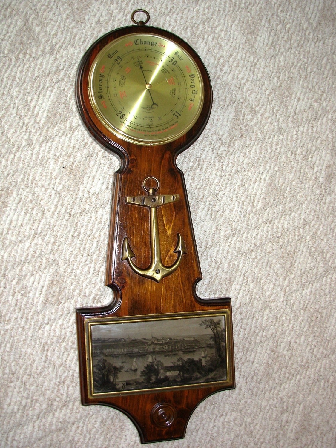 Vintage Shortland Barometer Nautical Wall by SeaMyNauticalVintage