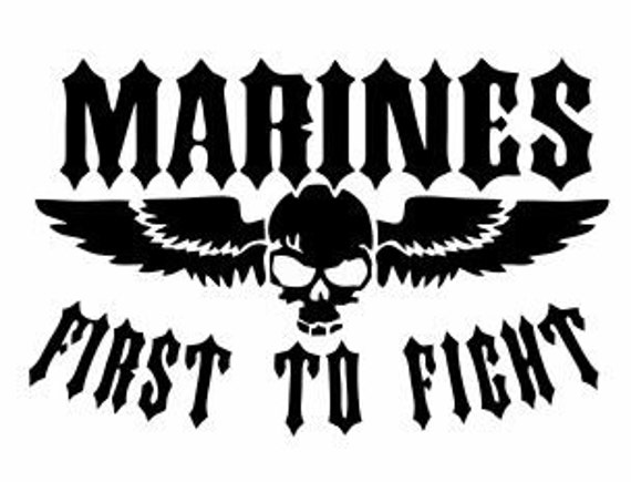 Image result for marines first to fight decal