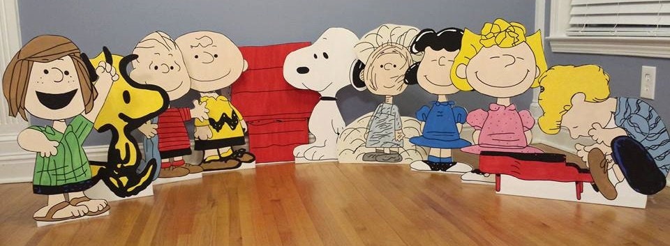 1 ONE 2ft Charlie Brown cutout/standee/prop. any charlie
