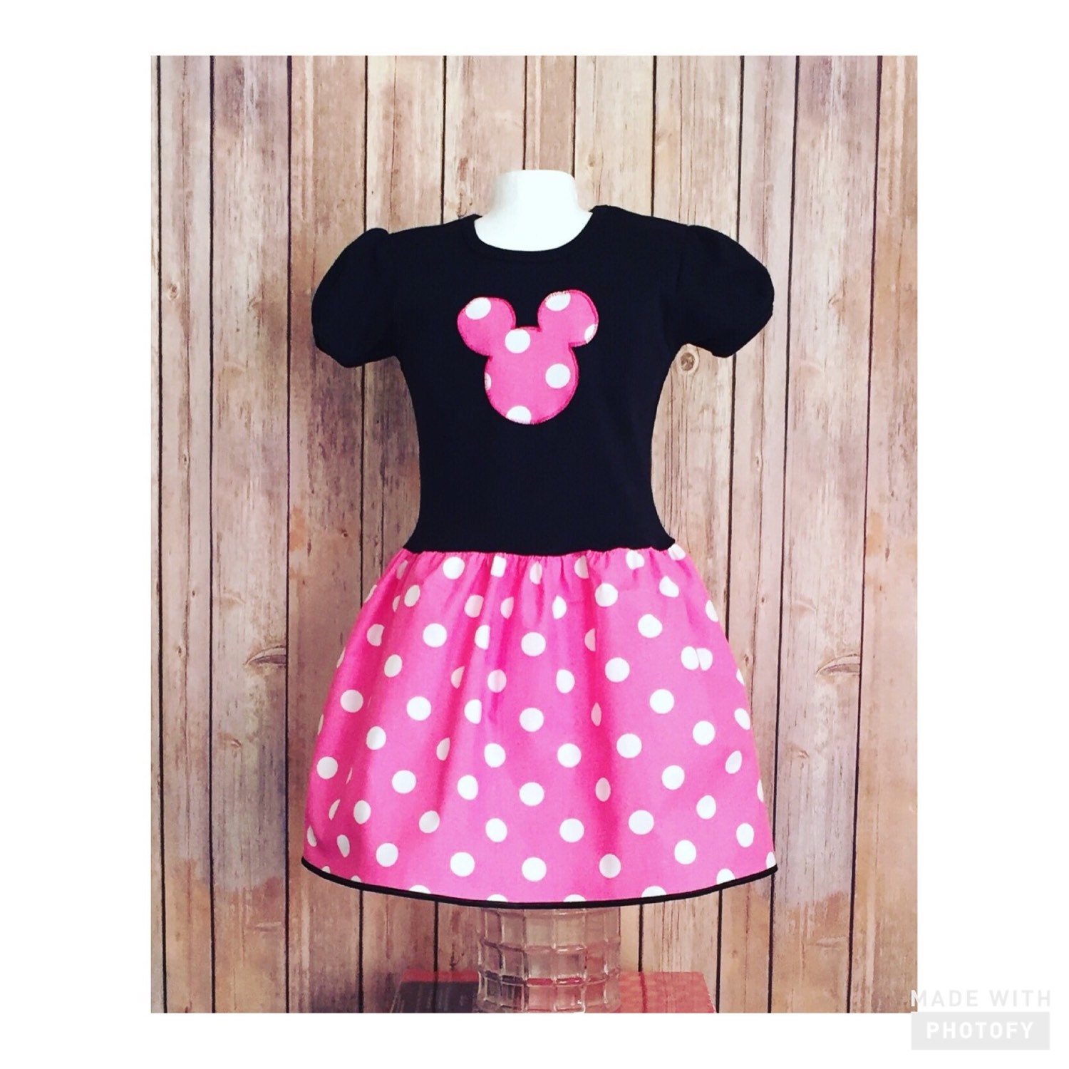 minnie mouse polka dot dress