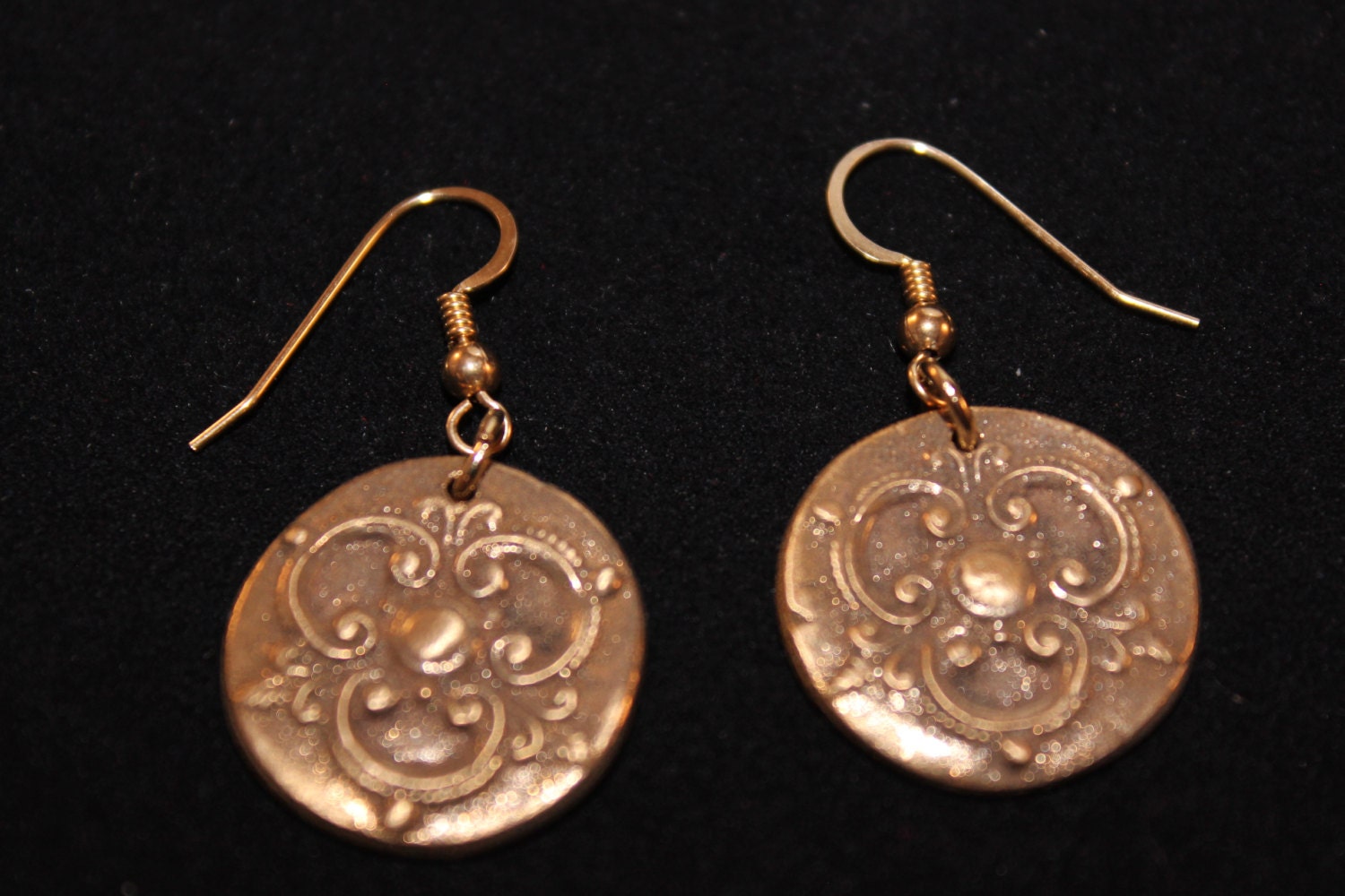 Bronze Earrings Ravenna 2 by ElementalOfferings on Etsy