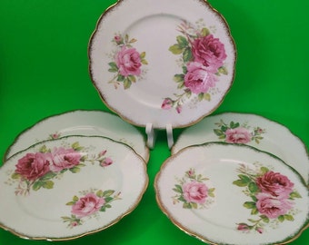 Royal Albert American Beauty Bread and Butter Plate x5