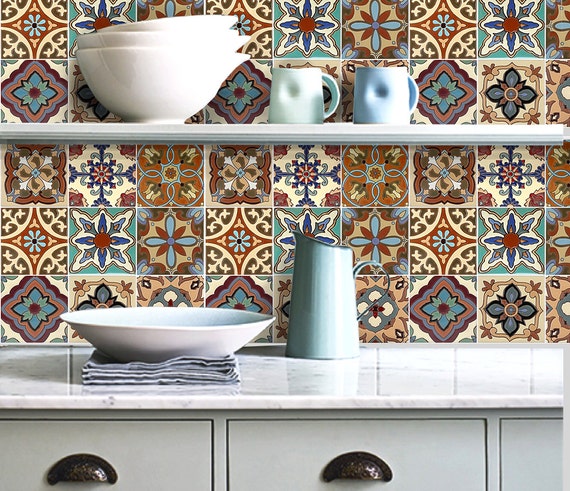 Keuken badkamer tegel stickers vinyl sticker: mexicaans spaans