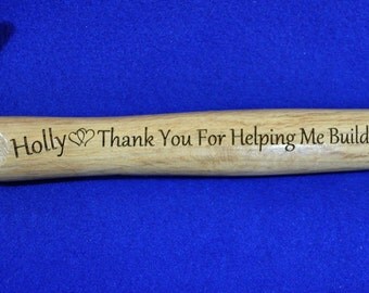 Gift For Wife ~ Anniversary Gift For Wife ~ To Bride From Groom ~ Anniversary Gift For Husband ~ Engraved Hammer ~ Love Gift ~ Anniversary ~
