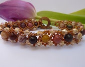Semi Precious Gemstone Bracelet, Mookaite Jasper Gemstone Beads, 2016 Guide, Spring 2016, Mother's Day Gift, Unique Gift, Handmade Bracelet