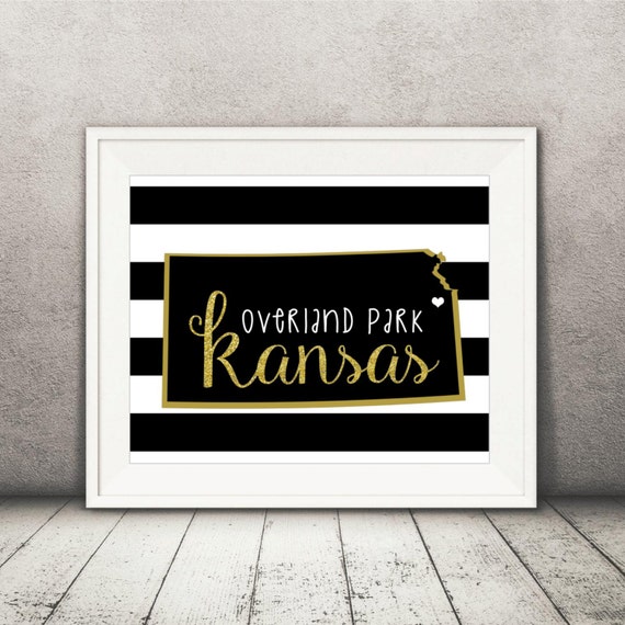 Kansas Print State of KS wall art DIY Printable File