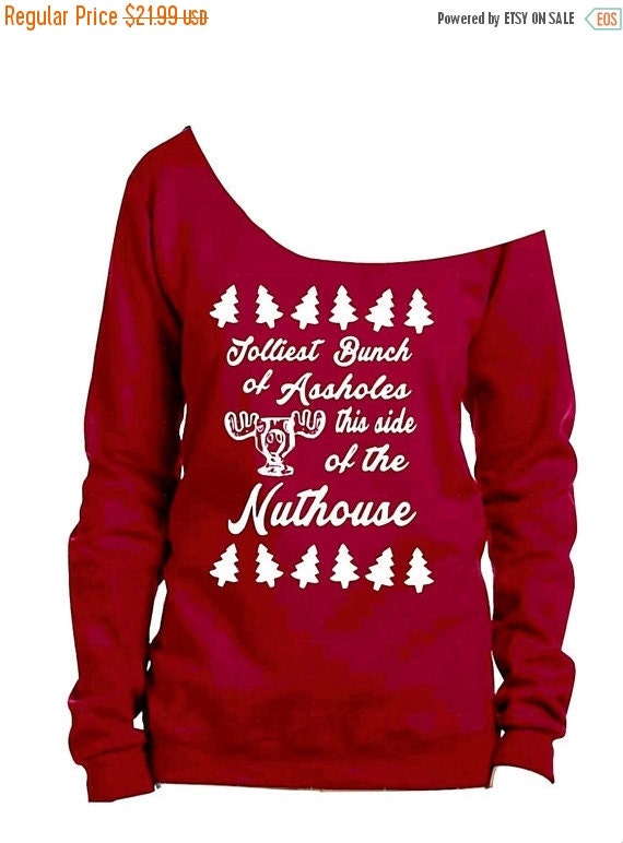 Ugly christmas sweater / jolliest bunch this by FierceClothing1