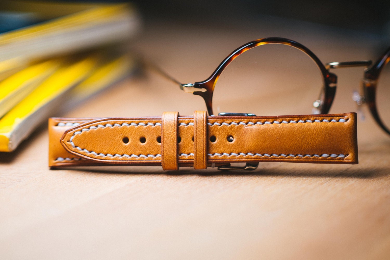 custom made leather watch strap making video vegetable