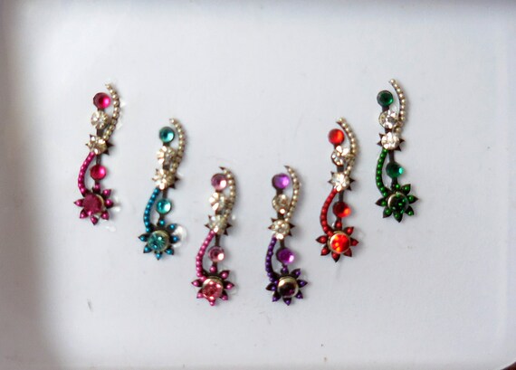 12 Bindi festival face gems Bindis crystal by FashionBindis