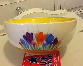 Clarice Cliff Crocus pattern Bowl