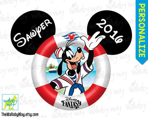 Disney Cruise GOOFY Printable Disney Iron On Transfer or as