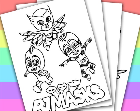Coloring Pages Pj Masks Coloring Pages Pj Masks 4 Coloring Pages - PJ Masks - TV Series - Animation Series
