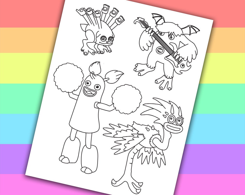 41+ fresh image My Singing Monsters Coloring Pages My singing