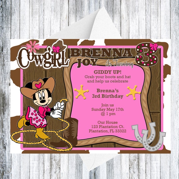 cowgirl minnie mouse shirt