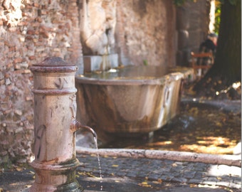 Rome fountain giardino degli aranci italy 13x18 photo print art