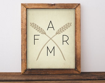 Farm Wall Art magic farmhouse art print rustic wall art farm painting Farm Wall Art magic farmhouse art print rustic wall art farm painting