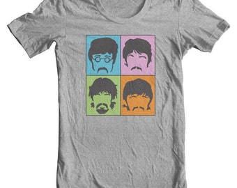 The Beatles Shirt 8 Days a Week John Paul George Ringo Fab Four Sgt. Pepper Rock and Roll tshirts Rock Art Beatlemania Beatles Band