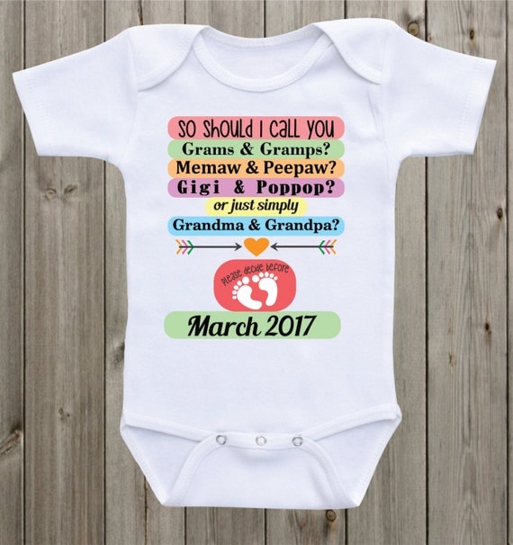 Pregnancy Announcement Onesie baby onesie So should I call you