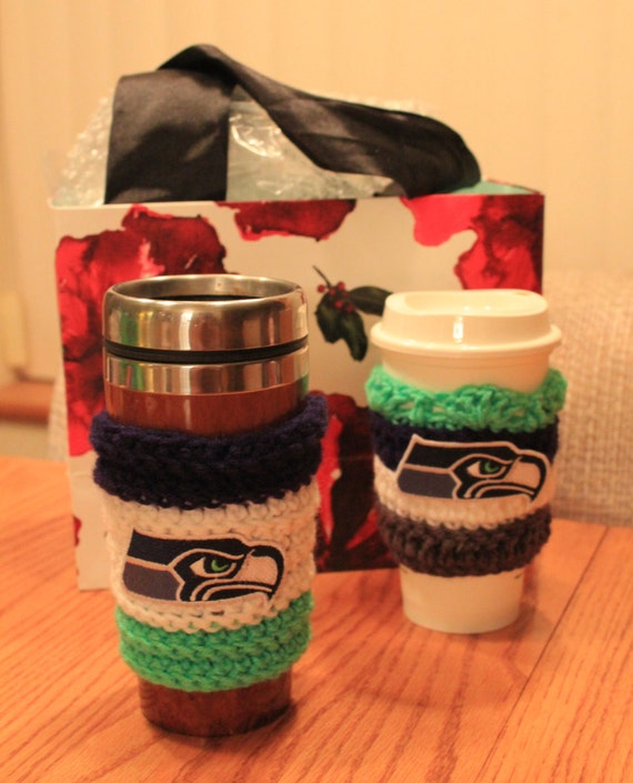 Seattle Seahawks Coffee Mug Warmer, Mug Wrap, 12 Fan Gear, Tea, Guy Stuff, Gameday, Hostess Gift, Birthday Gift, Party Favors, Fan Gear!!