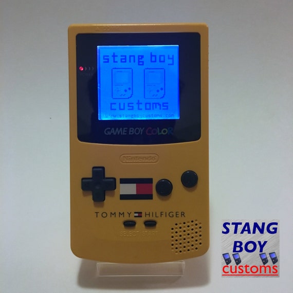 Limited Edition Tommy Hilfiger Game Boy Color customized with