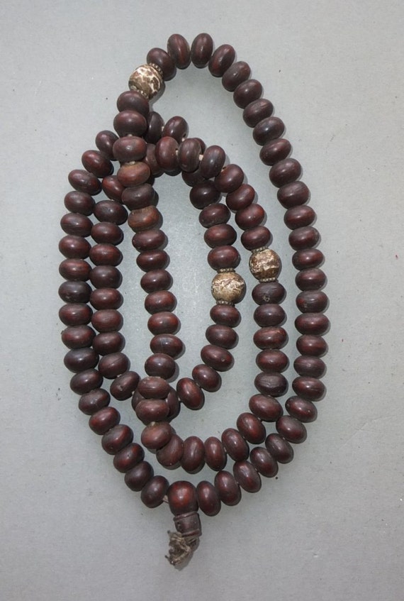 Mala with Bodhi Seed Prayer Beads Tibet