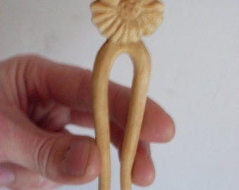 Hair fork flower, natural hair accessory