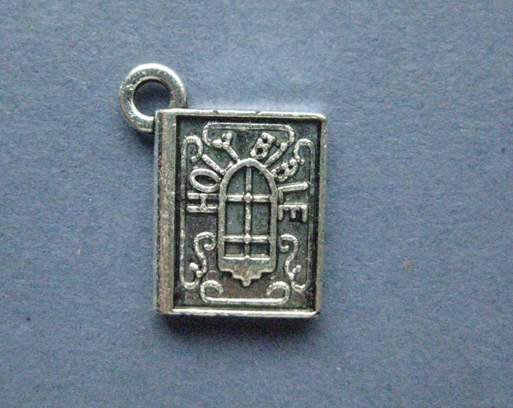 6 Bible Charms Bible Pendants Bible Religious Charm