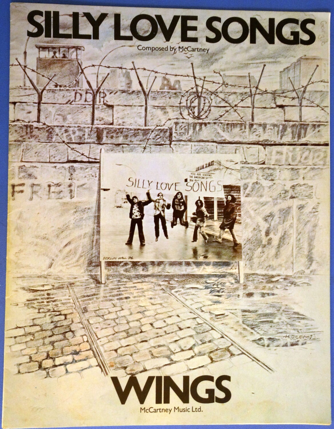 Silly Love Songs vintage sheet music by Paul McCartney Wings