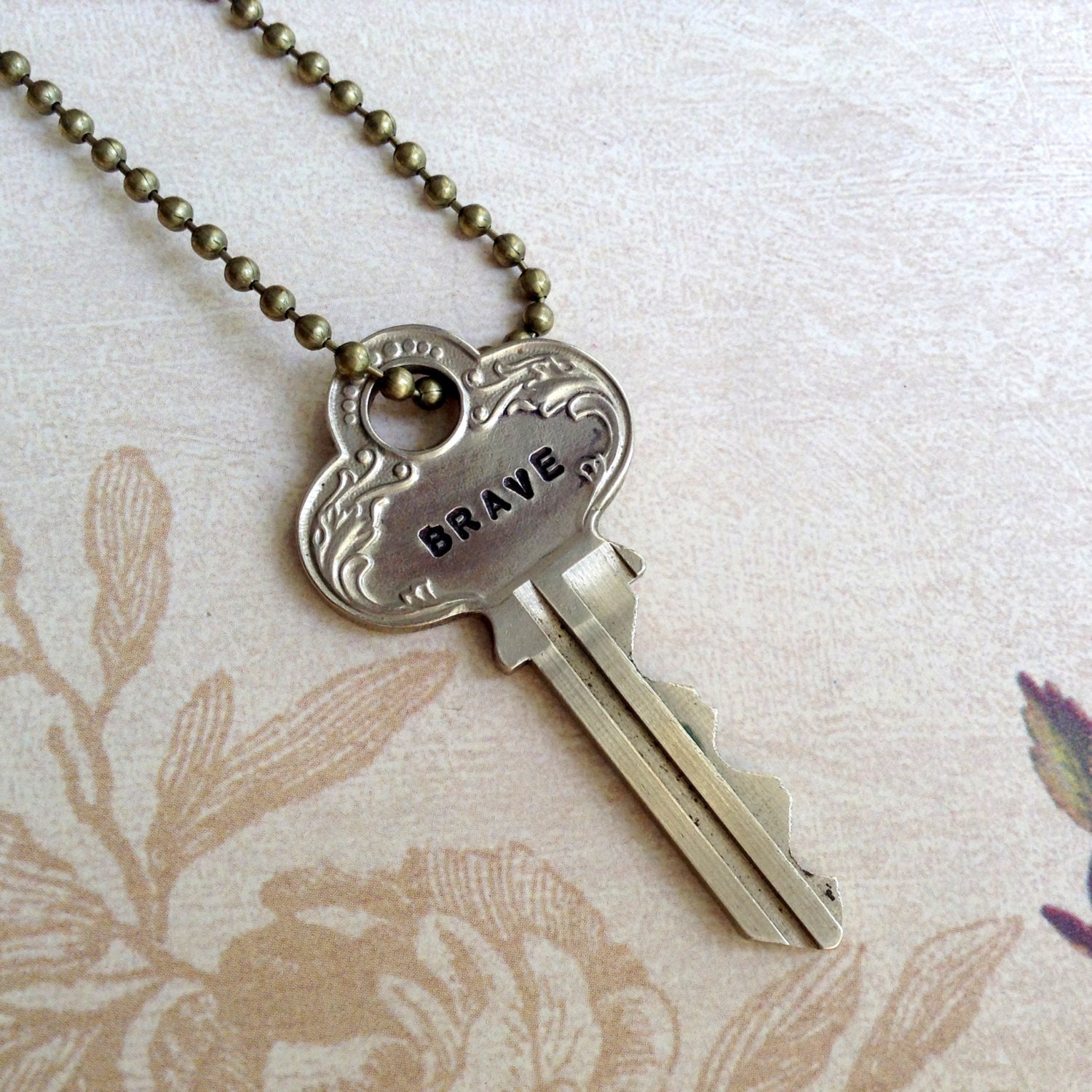 Vintage key pendant Clearance