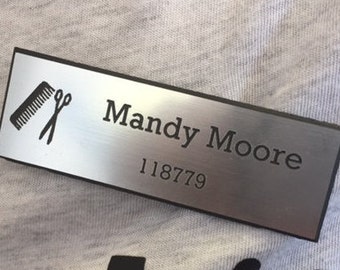 magnetic name tag custom