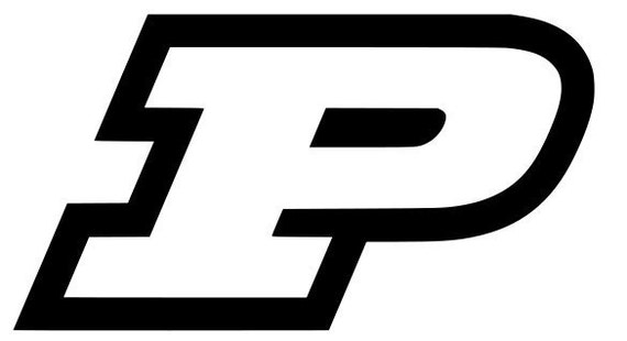 Purdue University Logo Vinyl Sticker by EngineerCrafts on Etsy