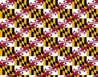 Maryland State Flag HTV Vinyl Sheets, Maryland decal, maryland pattern