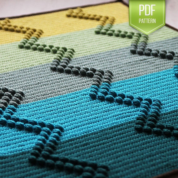 Download PDF crochet pattern - Charlie ripple crochet newborn baby blanket - instant download - modern ...