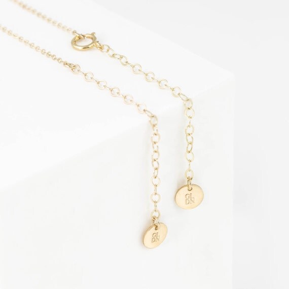 Adjustable Necklace or Bracelet Extender Gold Fill Sterling