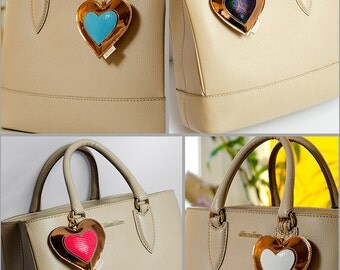 LeatherHeart|Bag Charm|Car|Accessories|Gift|For Her|Unique Gift|Fashion Accessories|Rear View Mirror Charm|Decor|Womens|Gift|Girlfriend gift