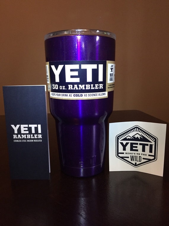 YETI Rambler 30oz Deep Translucent Purple by CarolinaGraceAndCo