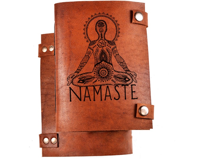 Namaste journal - yoga journal - namaste notebook - yoga notebook