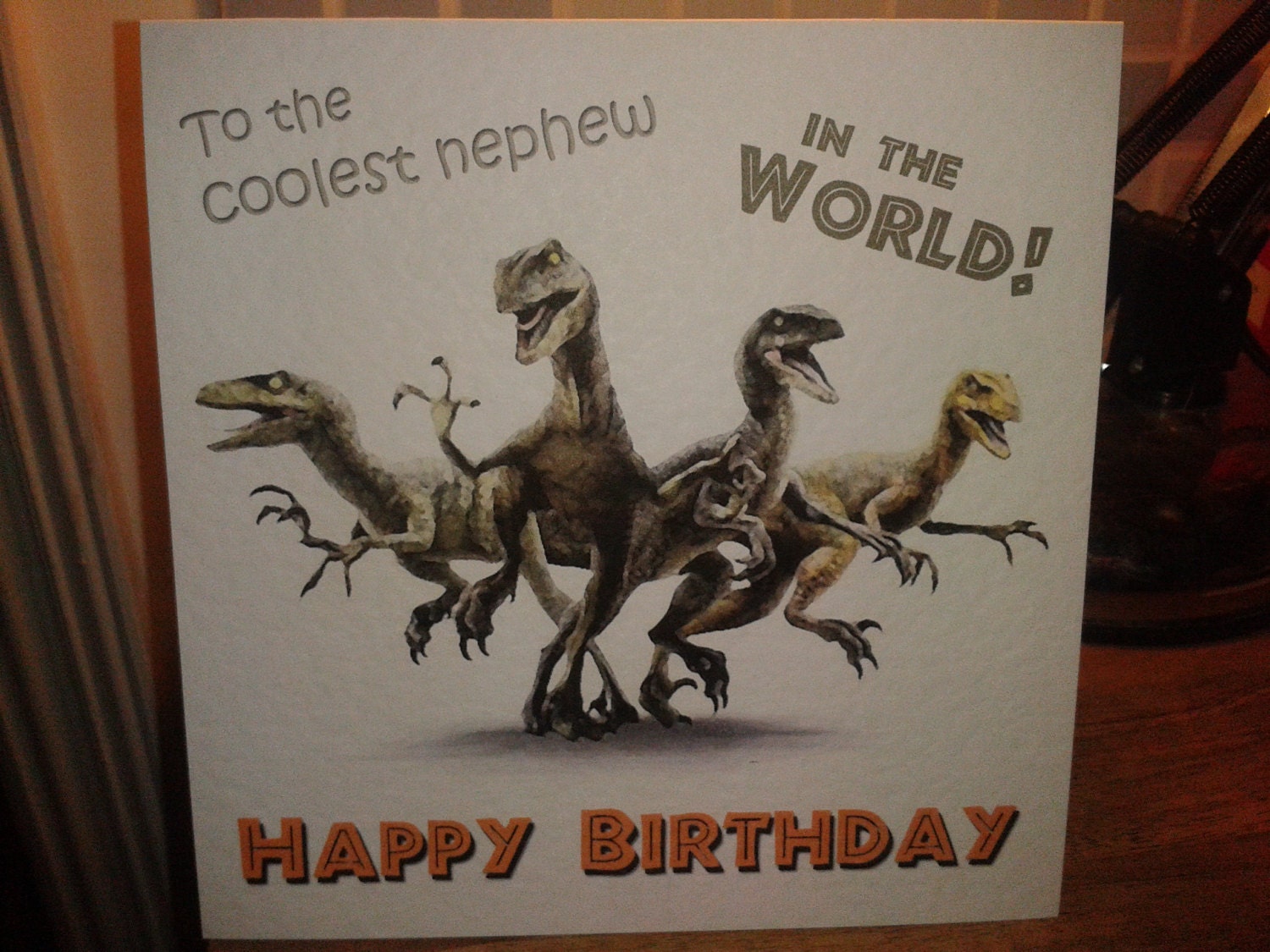 Fresh 22 Jurassic World Card Handmade
