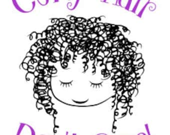 Download Curly hair svg | Etsy