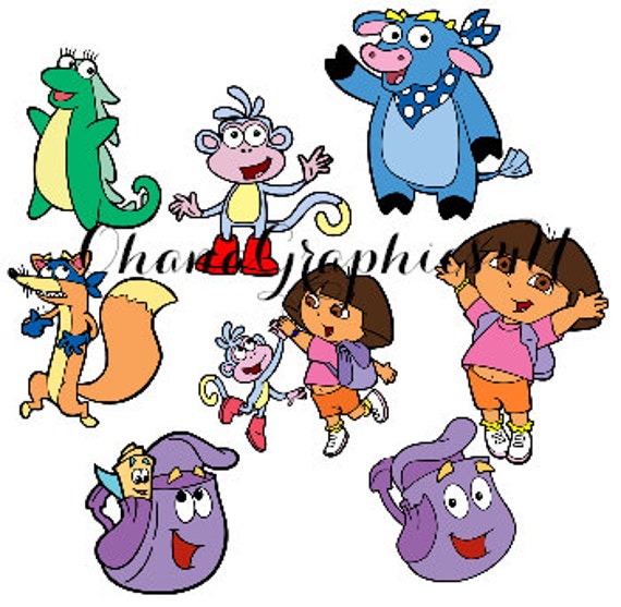 Dora the Explorer Combo File SVG by OhanaGraphics4U on Etsy