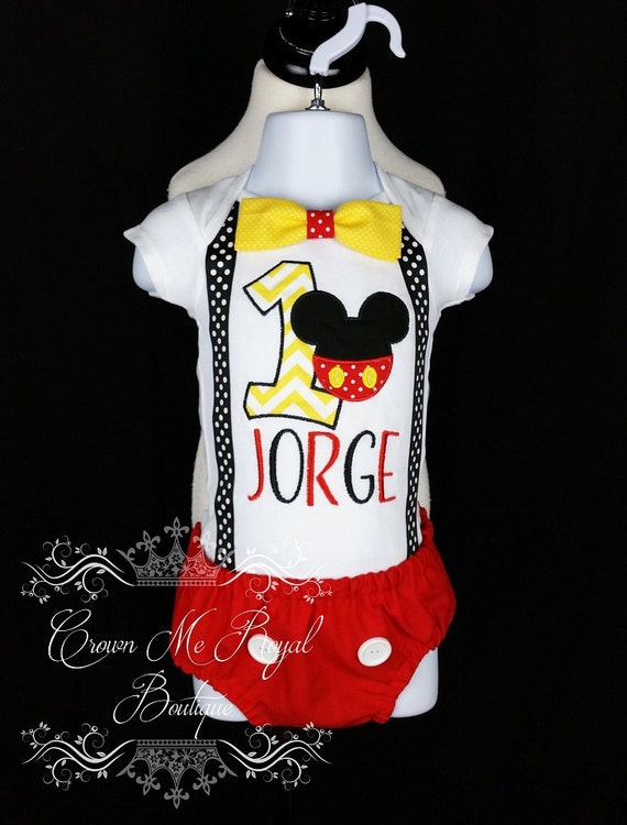 mickey mouse birthday outfit for 1 year old