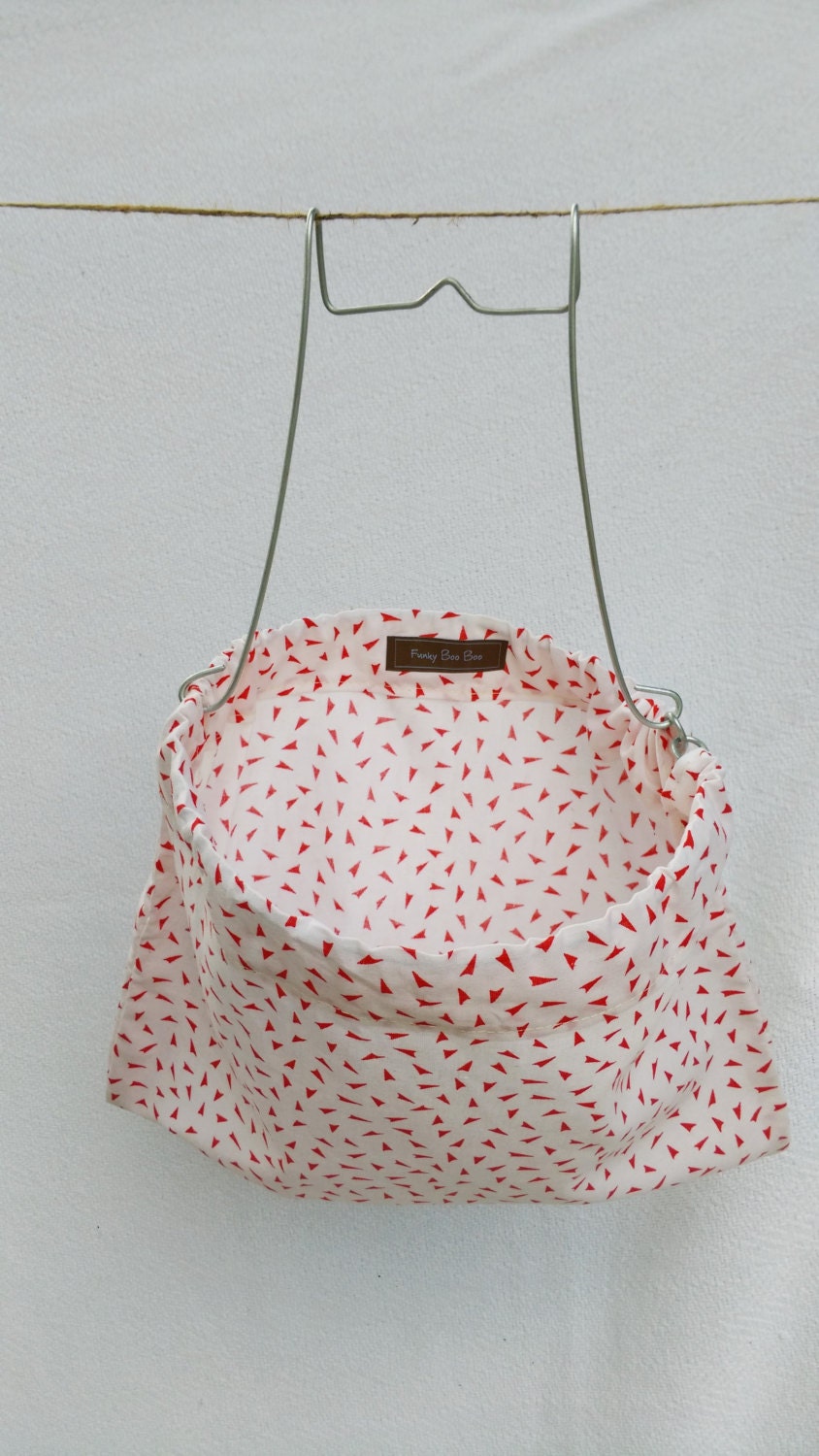 Vintage Style Clothespin Bag