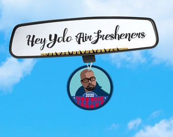 Kanye 2020 Air Freshener - Kanye for President - Kanye Air Freshener - Kanye Campaign Air Freshener